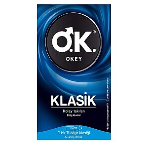 Okey Klasik Prezervatif 10'lu - Okey