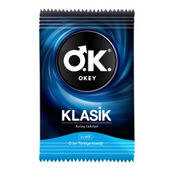 Okey Klasik Prezervatif 3'lü Poşet - Thumbnail