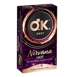 Okey Nirvana Hot Prezervatif 10'lu - Thumbnail