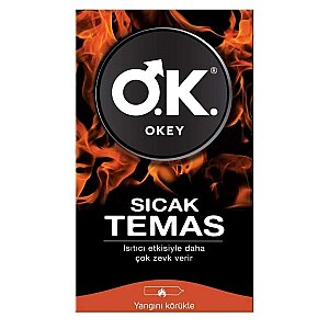 Okey Sıcak Temas Prezervatif 10'lu - Okey