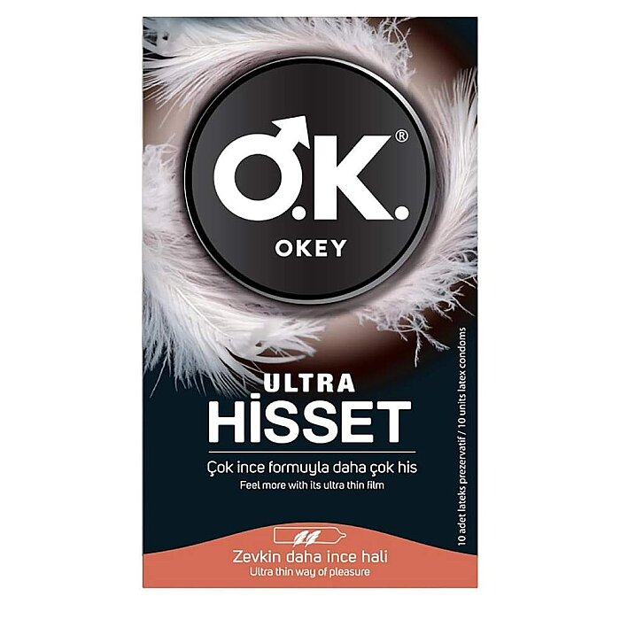 Okey Ultra Hisset Prezervatif 10'lu - 1