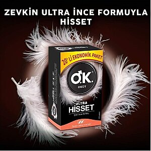 Okey Ultra Hisset Prezervatif Ekonomik 20'li - 2