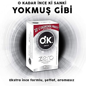 Okey Zero Prezervatif Ekonomik 20'li - 2