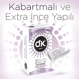Okey Zero Prezervatif Extreme 20'li - 2