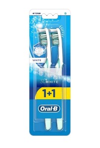 Oral-B - Oral-B Advantage 3D White Medium Diş Fırçası 1+1