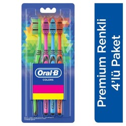 Oral-B - Oral-B Colors Premium Renkli Diş Fırçası 4'lü
