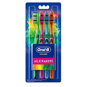 Oral-B Colors Premium Renkli Diş Fırçası 4'lü - Oral-B