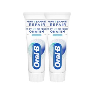 Oral-B - Oral-B Original Diş Eti ve Minesi Onarım Diş Macunu 75Ml + 75Ml