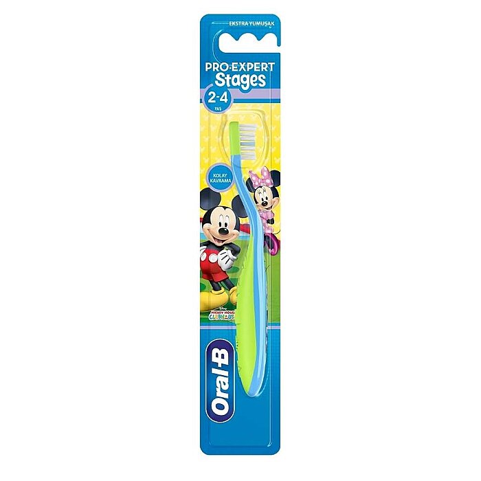 Oral-B Pro-Expert Stages 2 Çocuk Soft Diş Fırçası 2-4 Yaş - 1