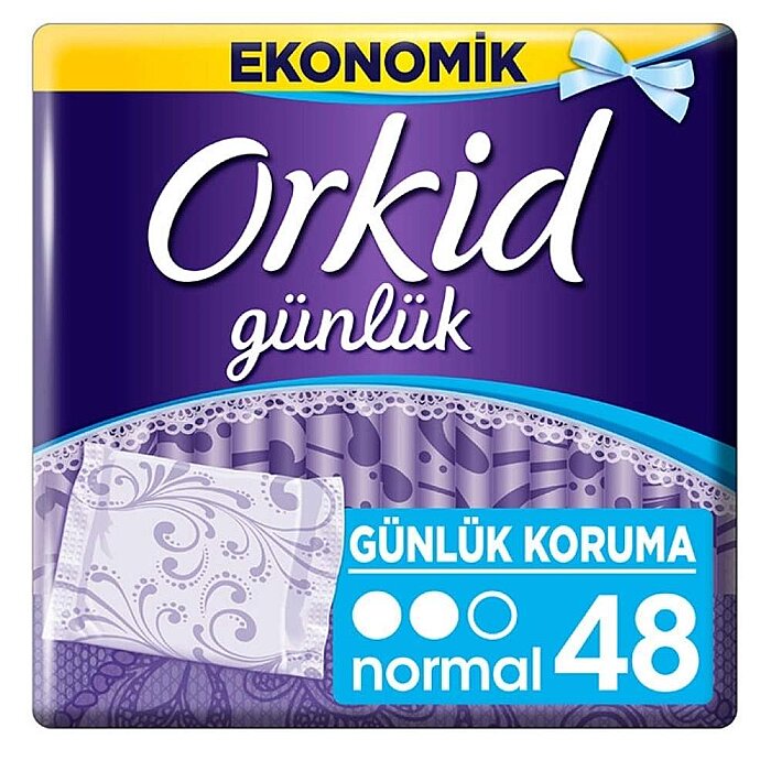 Orkid Günlük Ped Günlük Koruma Dev Ekonomik Paket 48'li - 1