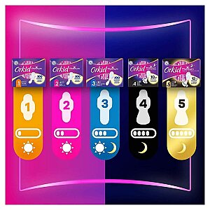 Orkid Platinum Hijyenik Ped Gece Tekli Paket 6'lı - 5