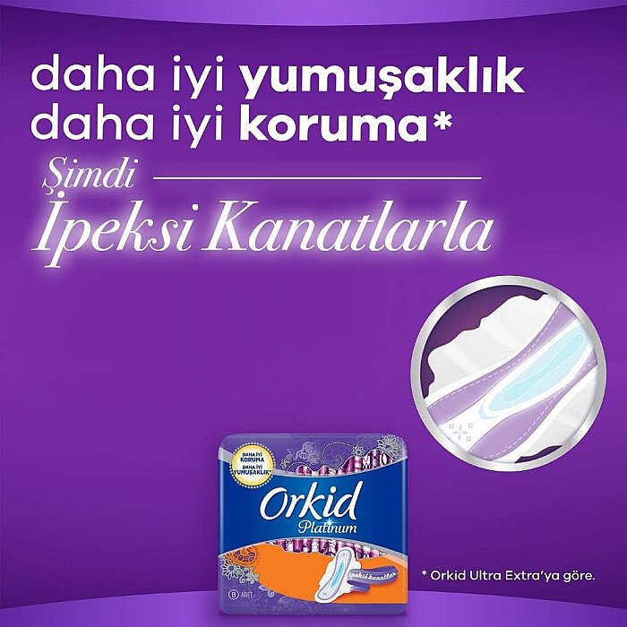 Orkid Platinum Hijyenik Ped Normal Süper Ekonomik Paket 26'lı - 2
