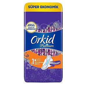 Orkid Platinum Hijyenik Ped Normal Süper Ekonomik Paket 26'lı - 1