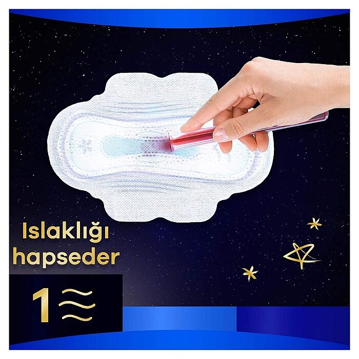 Orkid Ultra Extra Hijyenik Ped Gece Extra Tekli Paket 6'li - 4