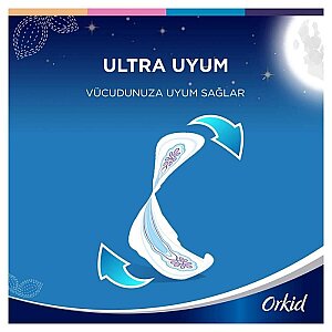 Orkid Ultra Extra Hijyenik Ped Gece Tekli Paket 7'li - 4