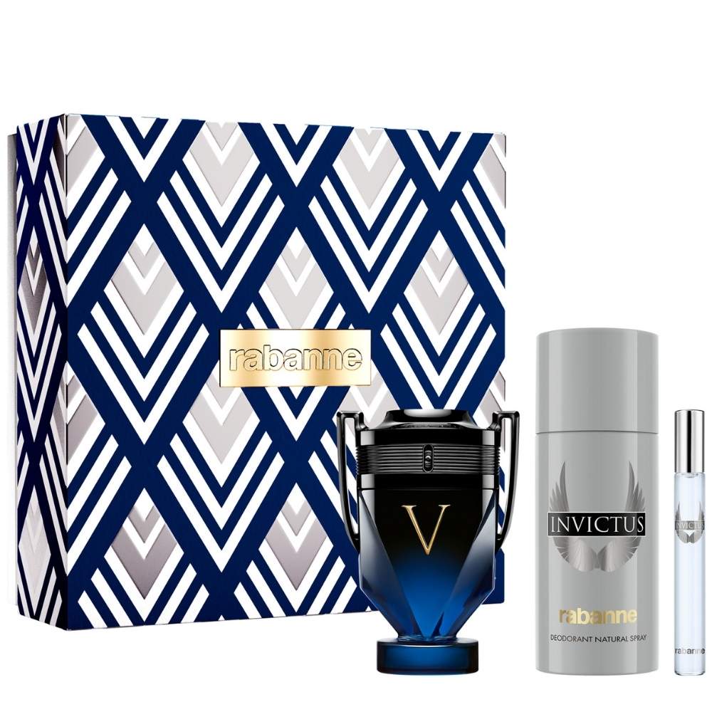Paco Rabanne Invictus Victory Elixir Erkek Parfüm Edp 100 Ml+Edp 10 Ml+Deodorant 150 Ml Set