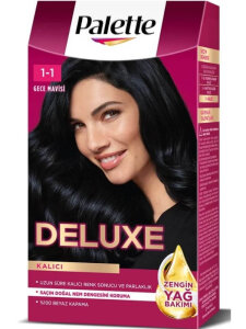 Palette Deluxe Set Saç Boyası 1.1 Gece Mavisi - Palette