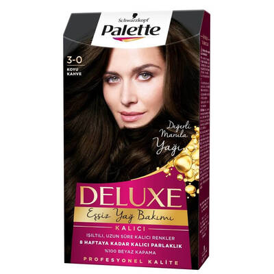 Palette Deluxe Set Saç Boyası 3.0 Koyu Kahve