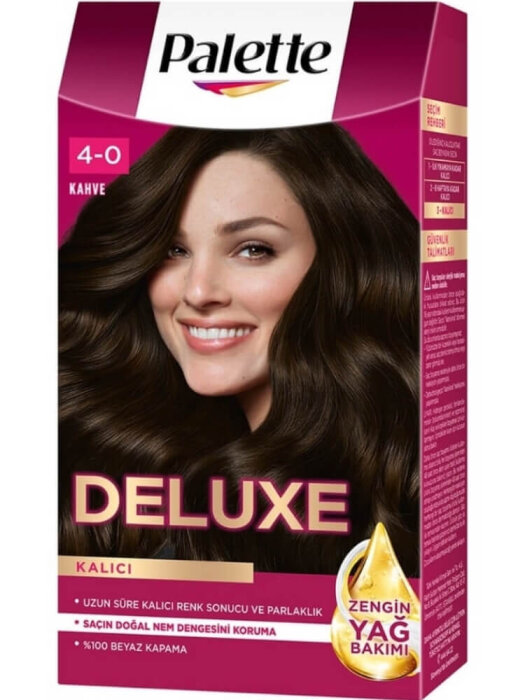 Palette Deluxe Set Saç Boyası 4.0 Kahve - 1