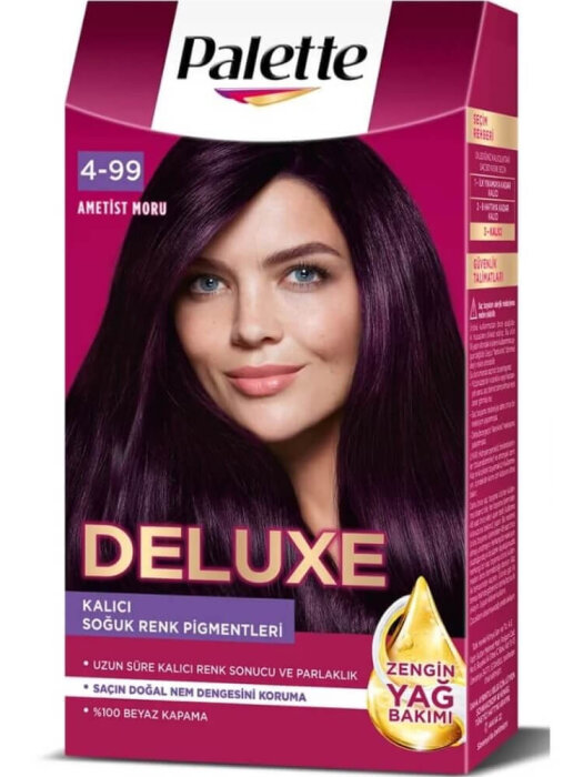 Palette Deluxe Set Saç Boyası 4.99 Ametist Moru - 1
