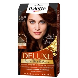 Palette - Palette Deluxe Set Saç Boyası 5.680 Altın Kestane
