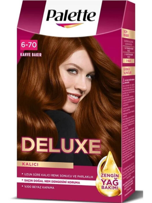 Palette Deluxe Set Saç Boyası 6.70 Kahve Bakır - 1