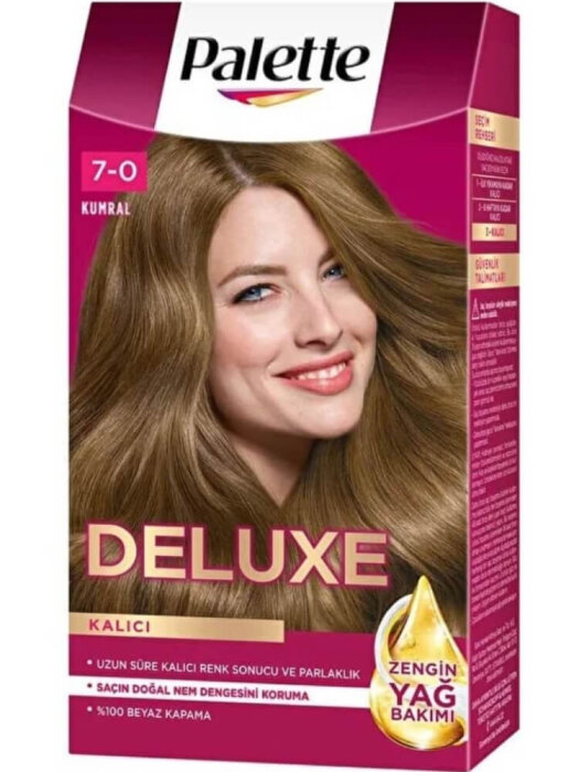 Palette Deluxe Set Saç Boyası 7.0 Kumral - 1