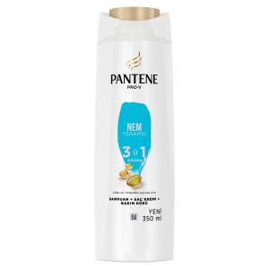 Pantene - Pantene 3'ü 1 Arada Nem Terapisi Şampuan 350 Ml