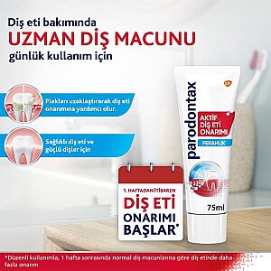 Parodontax Aktif Diş Eti Onarımı Ferahlık Diş Macunu 75 Ml - 4