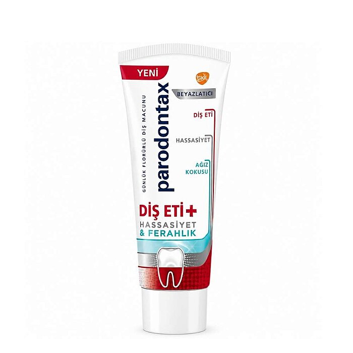 Parodontax Diş Macunu Diş Eti + Hassasiyet + Ferahlık + Beyazlatıcı 75 Ml - 1