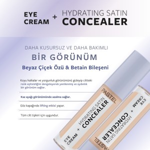 Pastel Eye Cream+Hydrating Satin Concealer 61 Vanilla - Thumbnail