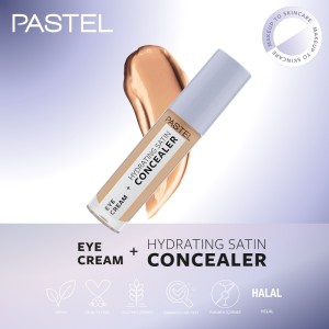 Pastel Eye Cream+Hydrating Satin Concealer 66 Deep Medium - Thumbnail