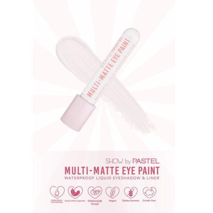Pastel Multi Matte Eye Paint Waterproof Eyeshadow&Liner 80 Real One