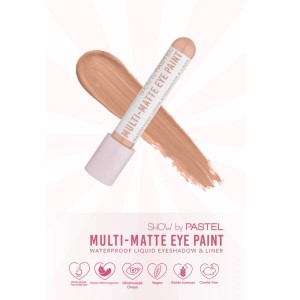 Pastel Multi Matte Eye Paint Waterproof Eyeshadow&Liner 82 Vibing - Thumbnail