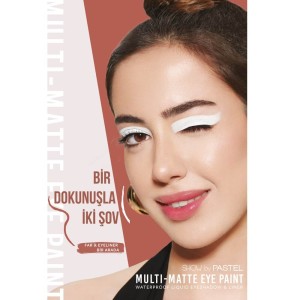 Pastel Multi Matte Eye Paint Waterproof Eyeshadow&Liner 83 Stylish - Thumbnail