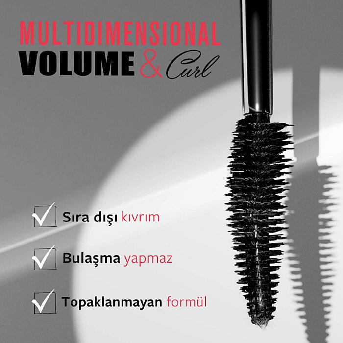 Pastel Multidimensional Volume&Curl Mascara Black - 3