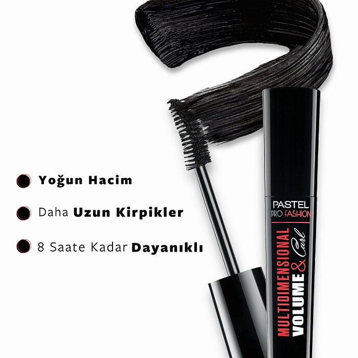 Pastel Multidimensional Volume&Curl Mascara Black - 7