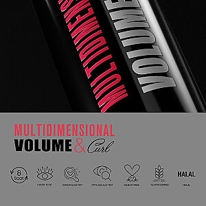 Pastel Multidimensional Volume&Curl Mascara Black - 8
