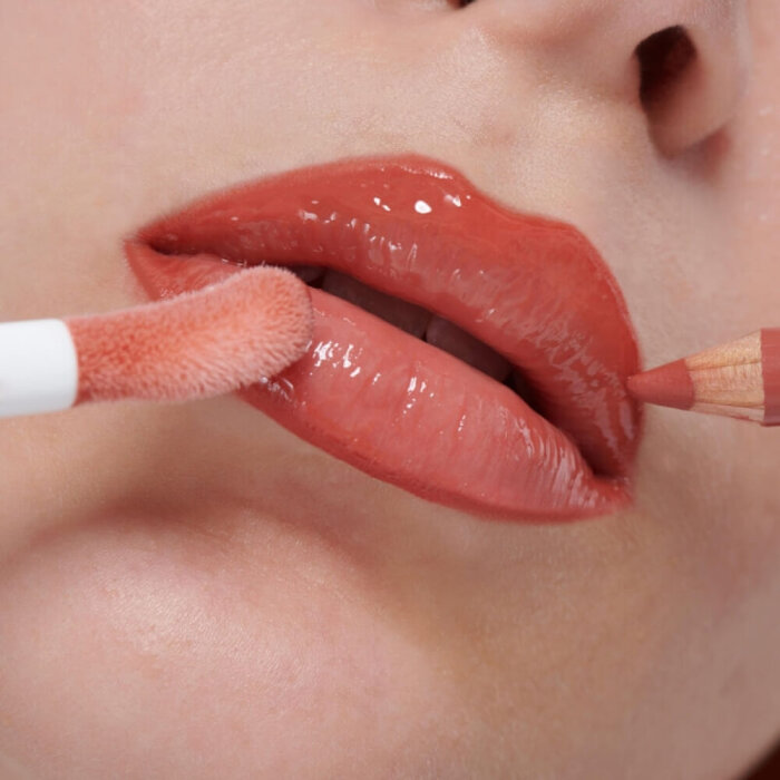 Pastel Plump Gloss 205 + Contour Lip Liner 53 Set - 2