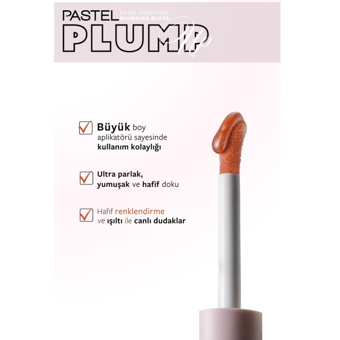 Pastel Plump Up Dolgunlaştıran Dudak Parlatıcısı 202 Loverdose + Lip To Cheek Tint Carmen - 5