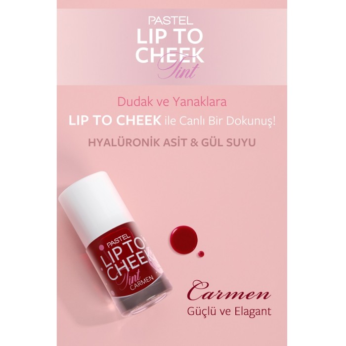 Pastel Plump Up Dolgunlaştıran Dudak Parlatıcısı 202 Loverdose + Lip To Cheek Tint Carmen - 7