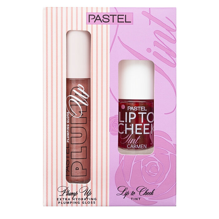 Pastel Plump Up Dolgunlaştıran Dudak Parlatıcısı 202 Loverdose + Lip To Cheek Tint Carmen - 1
