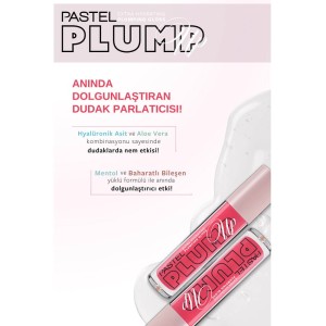 Pastel Plump Up Dolgunlaştıran Dudak Parlatıcısı 204 Spicy Sweet + Lip To Cheek Tint Carmen - Thumbnail