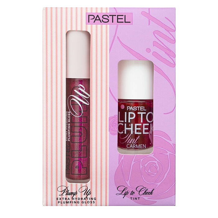 Pastel Plump Up Dolgunlaştıran Dudak Parlatıcısı 207 Mariposa + Lip To Cheek Tint Carmen - 1