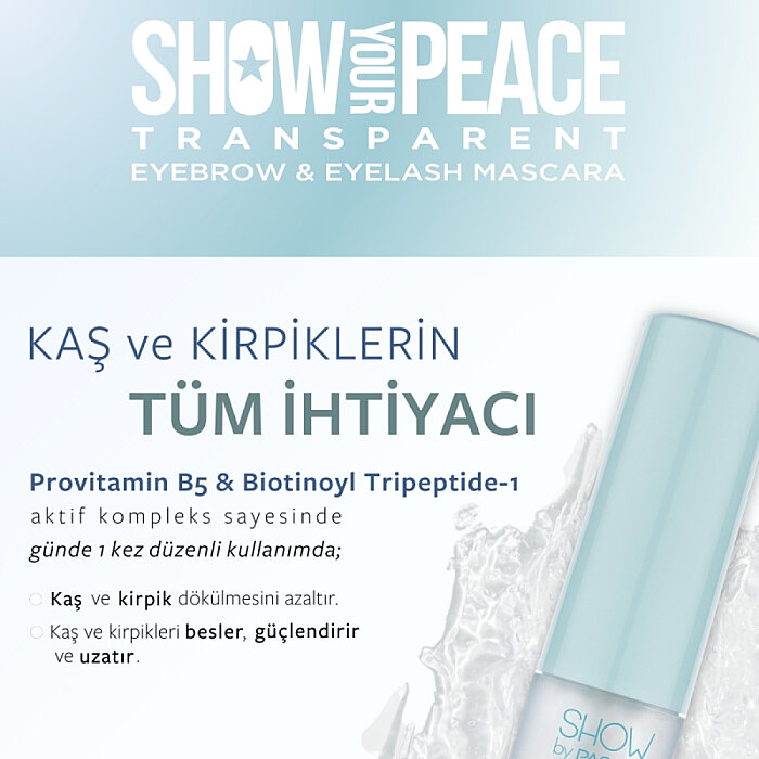Pastel Show By Pastel Transparet Eyebrow&Eyelash Mascara - 6