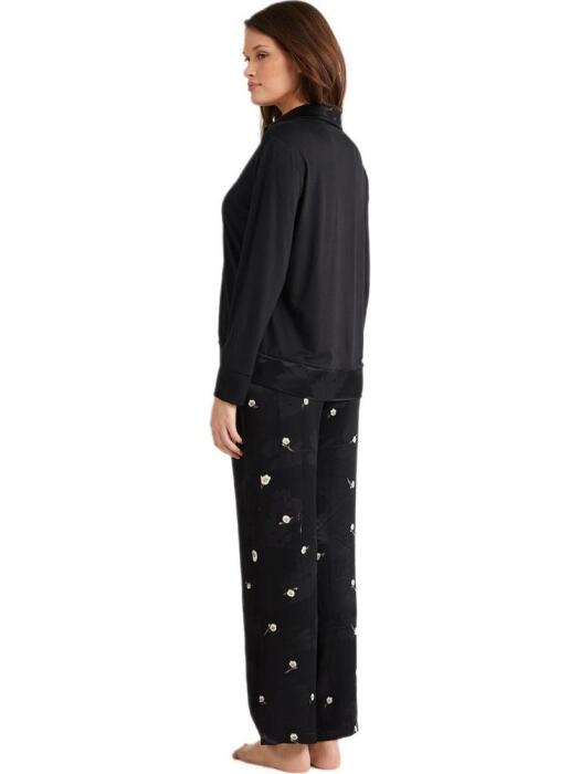 Penye Mood 9714 Kadın Pijama Takımı Siyah - 5