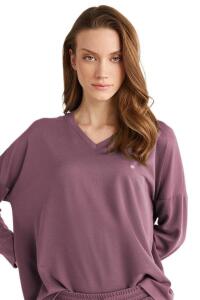 Penye Mood 9721 Kadın Pijama Takımı Pembe - 2