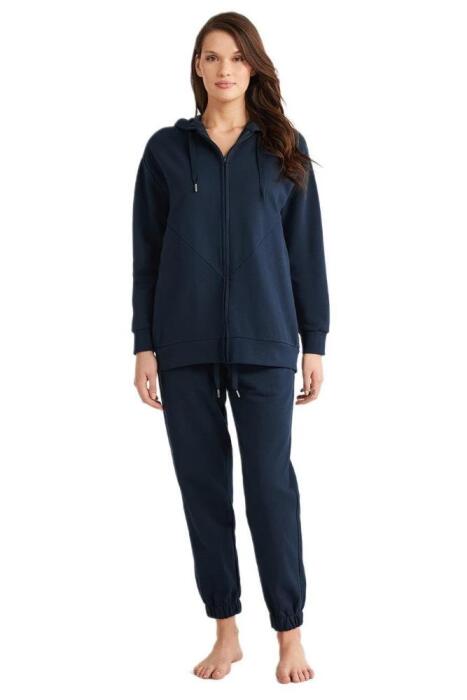 Penye Mood 9738 Kadın Pijama Takımı Lacivert - 1