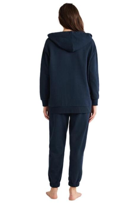 Penye Mood 9738 Kadın Pijama Takımı Lacivert - 2