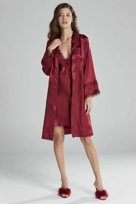 Pierre Cardin 6965 Saten Altılı Takım Bordo - 2